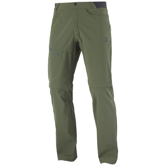 Salomon Wayfarer Zip Off Pants Mens  Forest Night