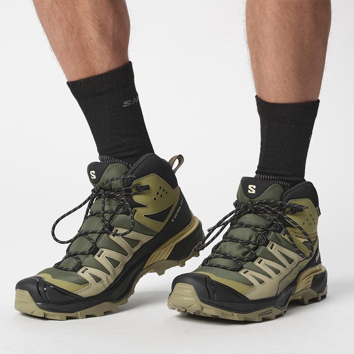 Salomon Ultra 360 Mid GTX Herre Vandresko Grøn