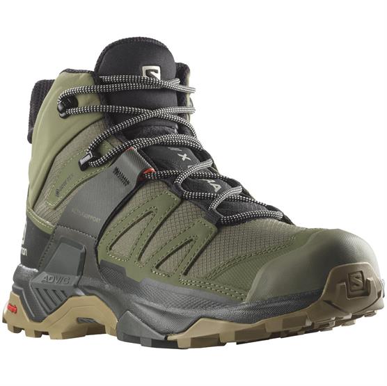 Salomon   Ultra   Mid Gtx Mens  Deep Lichen Green   Peat