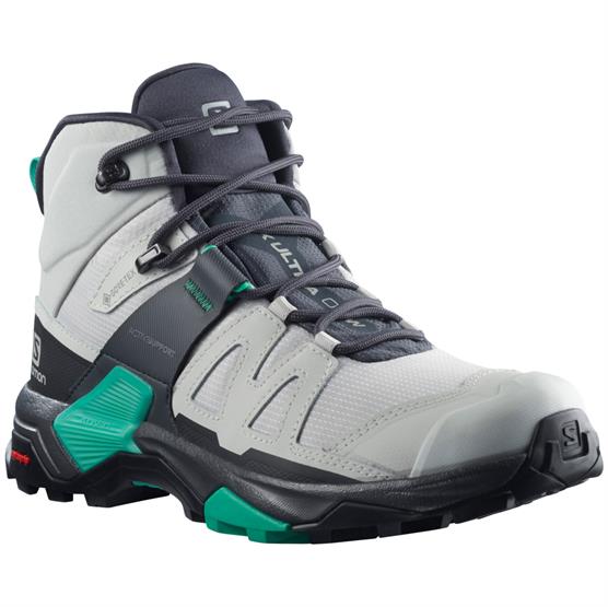 Salomon   Ultra   Mid Gtx Womens  Lunar Rock   Ebony