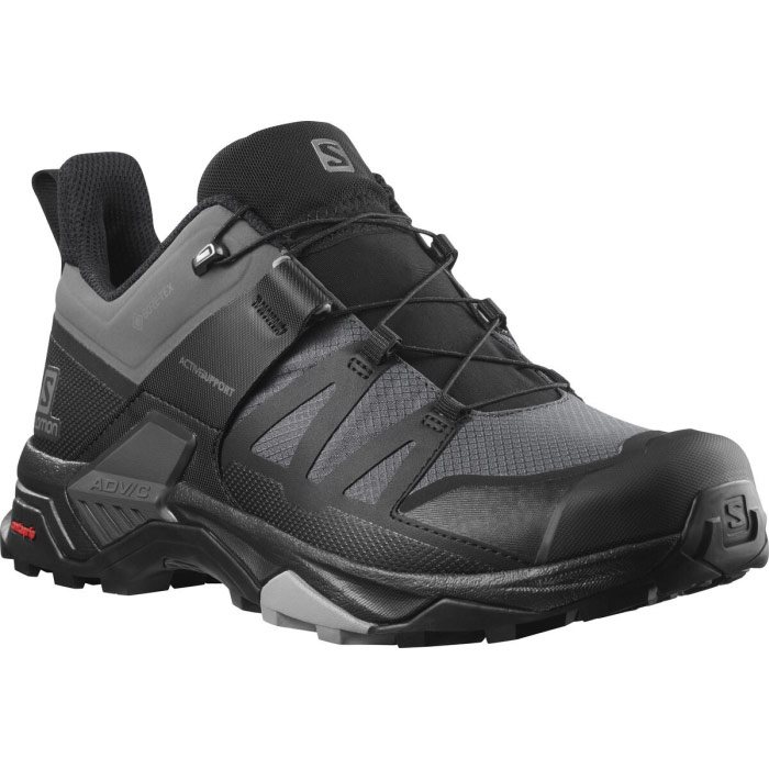 Salomon   Ultra   Wide Gtx Herre   Mænd  Magnet Sort-41             Vandresko