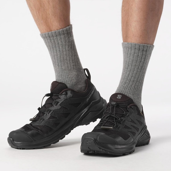 Salomon  -adventure Gtx Herre   Mænd  Sort-41             Vandresko