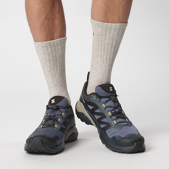Salomon  -adventure Gtx Herre   Mænd  Grisaille Sort-41             Vandresko