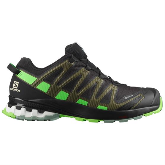Salomon   Pro 3d V8 Gtx Mens  Black   Green Gecko