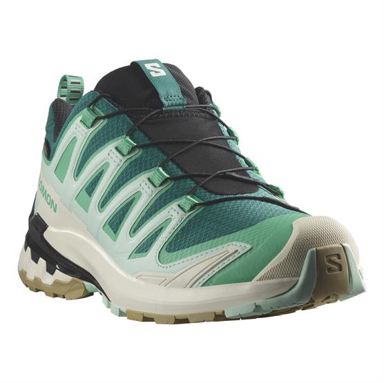 Salomon   Pro 3d V9 Gtx Womens  Deep Lake   Electric Green