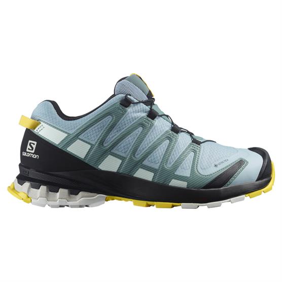 Salomon   Pro 3d V8 Gtx Womens  Zen Blue   Golden Kiwi