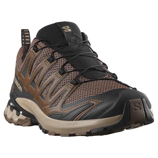 Salomon   Pro 3d V9 Mens  Falcon   Desert Tan