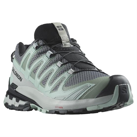 Salomon   Pro 3d V9 Womens  Quiet Shade   Lily Pad