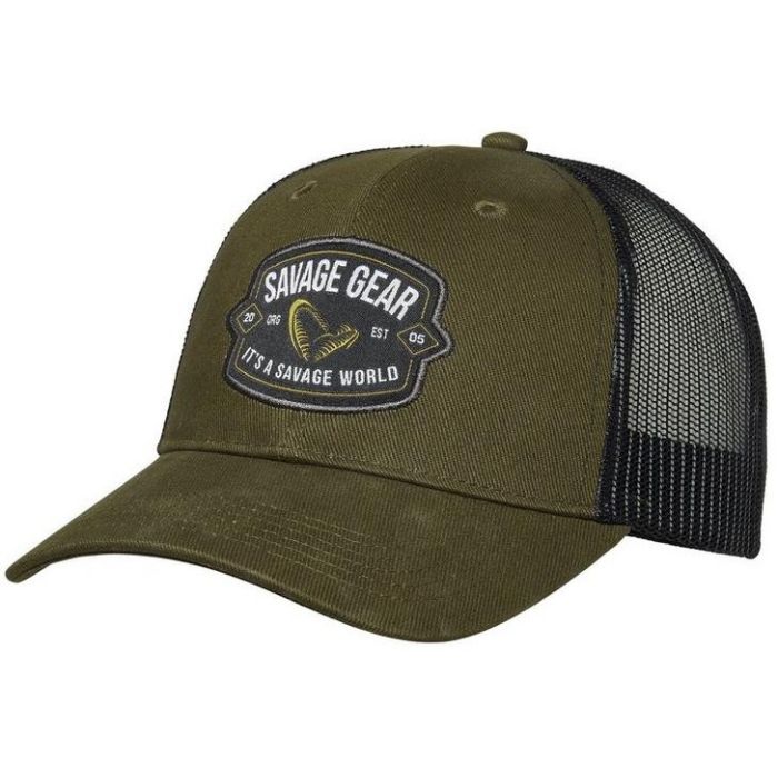 Savage Gear Badge Trucker Cap Green
