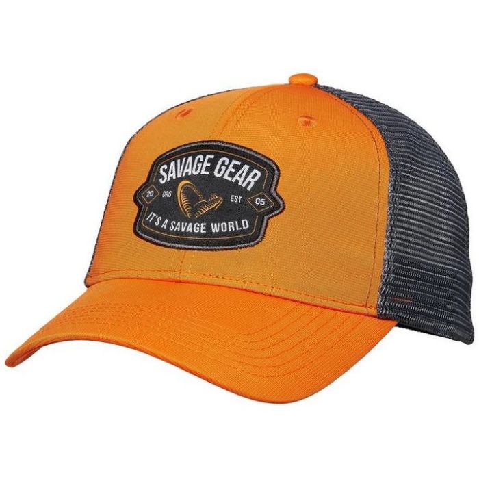 Savage Gear Badge Trucker Cap Orange