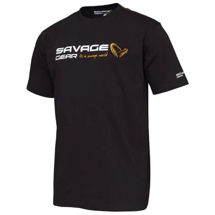 Savage Gear Signature Logo  -shirt Black Ink