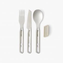 Sea   Summit Detour Stainless Steel Cutlery Set  1p     Piece  Stainless Steel Grey Bestik
