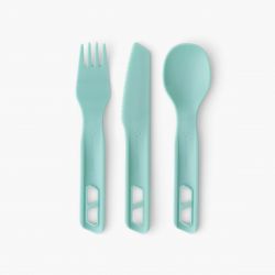 Sea   Summit Passage Cutlery Set    Piece  Blue Aqua Sea Blue Bestik