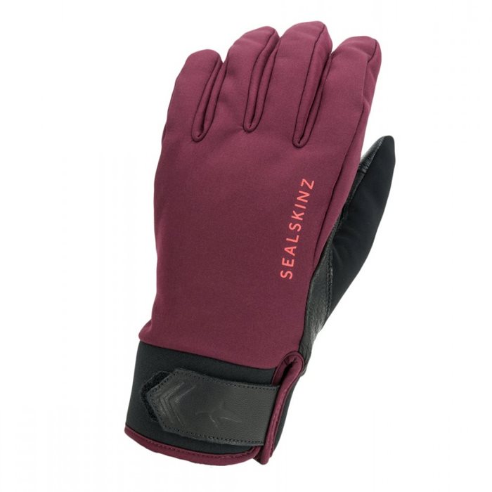 Sealskinz Waterproof All Weather Insulated Glove  Rød-  Handsker