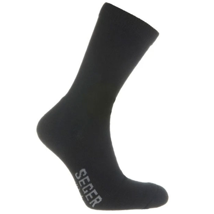 Seger Merino Wool Light Sokker  Sort-37-39 Sokker