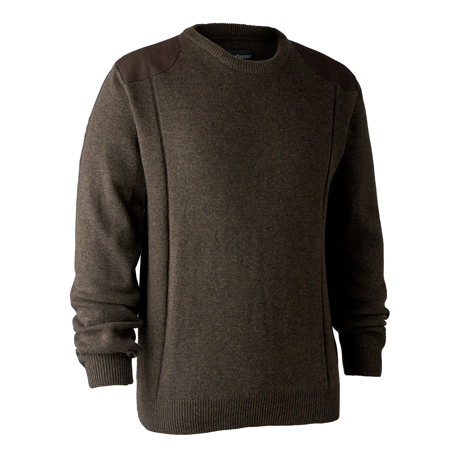 Sheffield Strik Med Rund Hals Dark Elm
