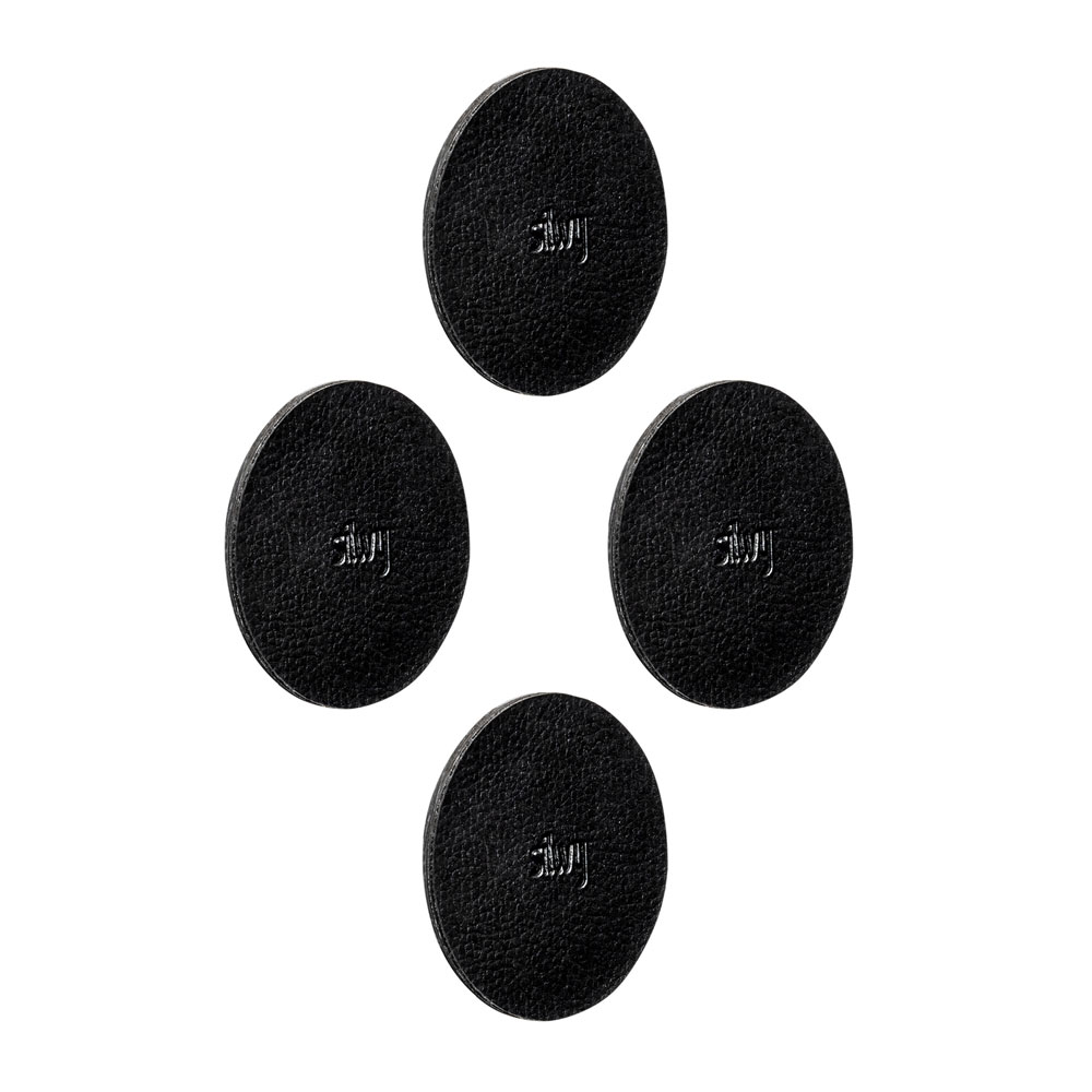 Silwy Metal-nano-gel-pads Nano-gel-pad Round Black   Stk
