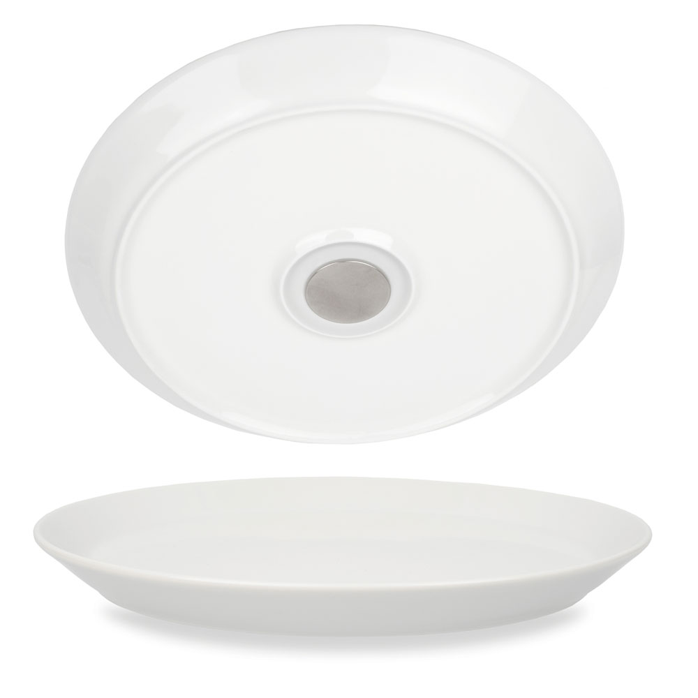 Silwy Porcelæn Service Med Magnet Tallerken ø23