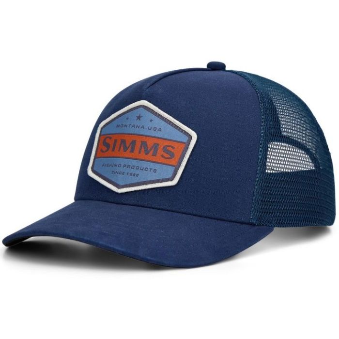 Simms Double Haul Trucker Cap Selvedge Honor Badge