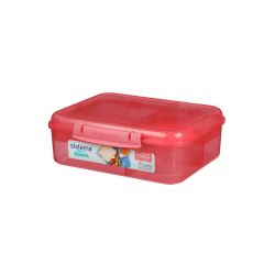 Sistema   65l Bento Lunch Pink Madkasse