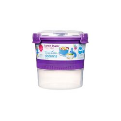 Sistema 965ml Lunch Stack     Purple Madkasse