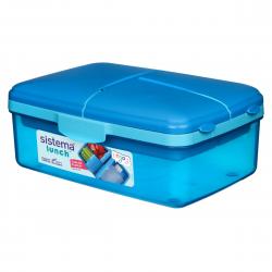 Sistema Slimline Quaddie   5l Blå Madkasse