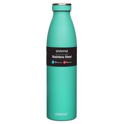Sistema Stainless Steel 750ml Turkis Drikkeflaske
