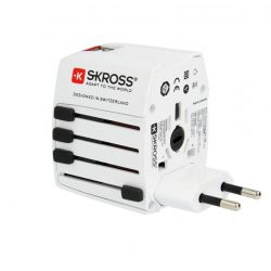 Skross Muv Adapter With 2xa Usb Port Adaptor