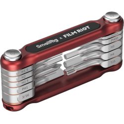 Smallrig 4813   Film Riot 10- -  Folding Wrench Set With Multiple Angle Positioning Red