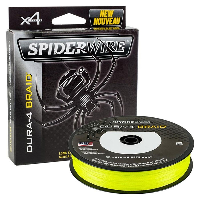 Spiderwire Dura-  Braid  -vis Yellow   40mm 45kg  300m Fletline   Fireline