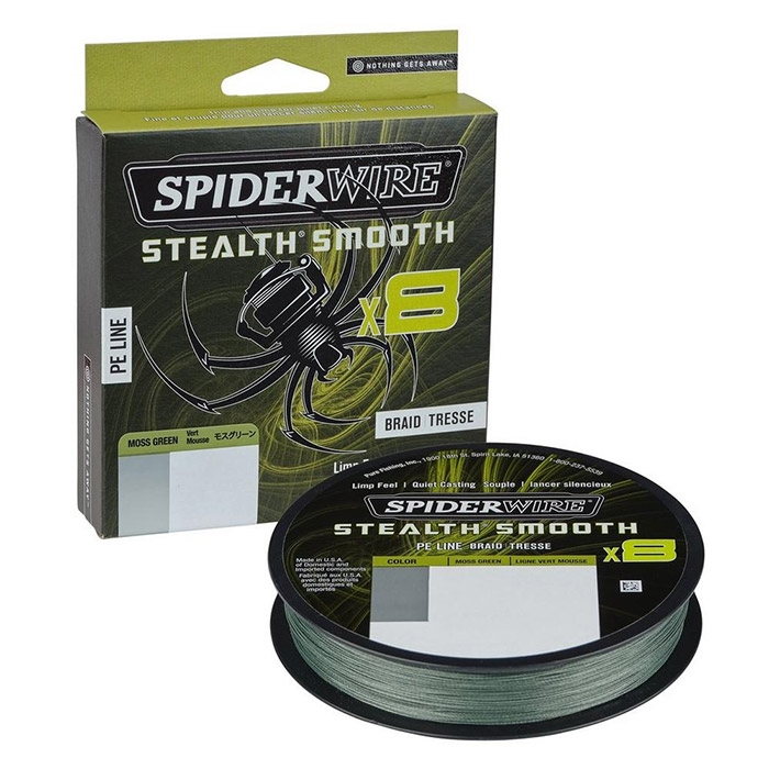 Spiderwire Stealth Smooth X8   Grøn  150m-  06mm     4kg Fletline   Fireline