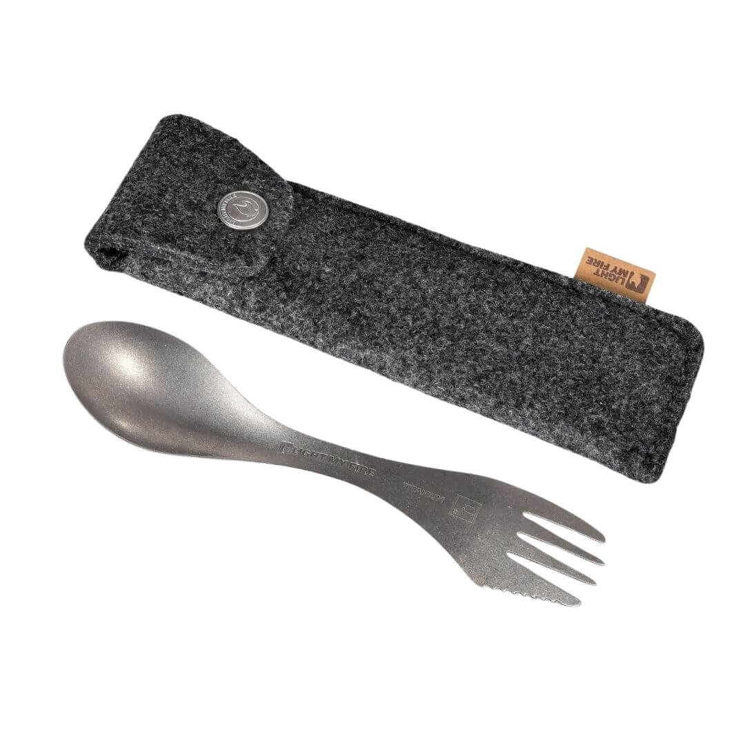 Spork Kit Light   Fire Titanium Mis