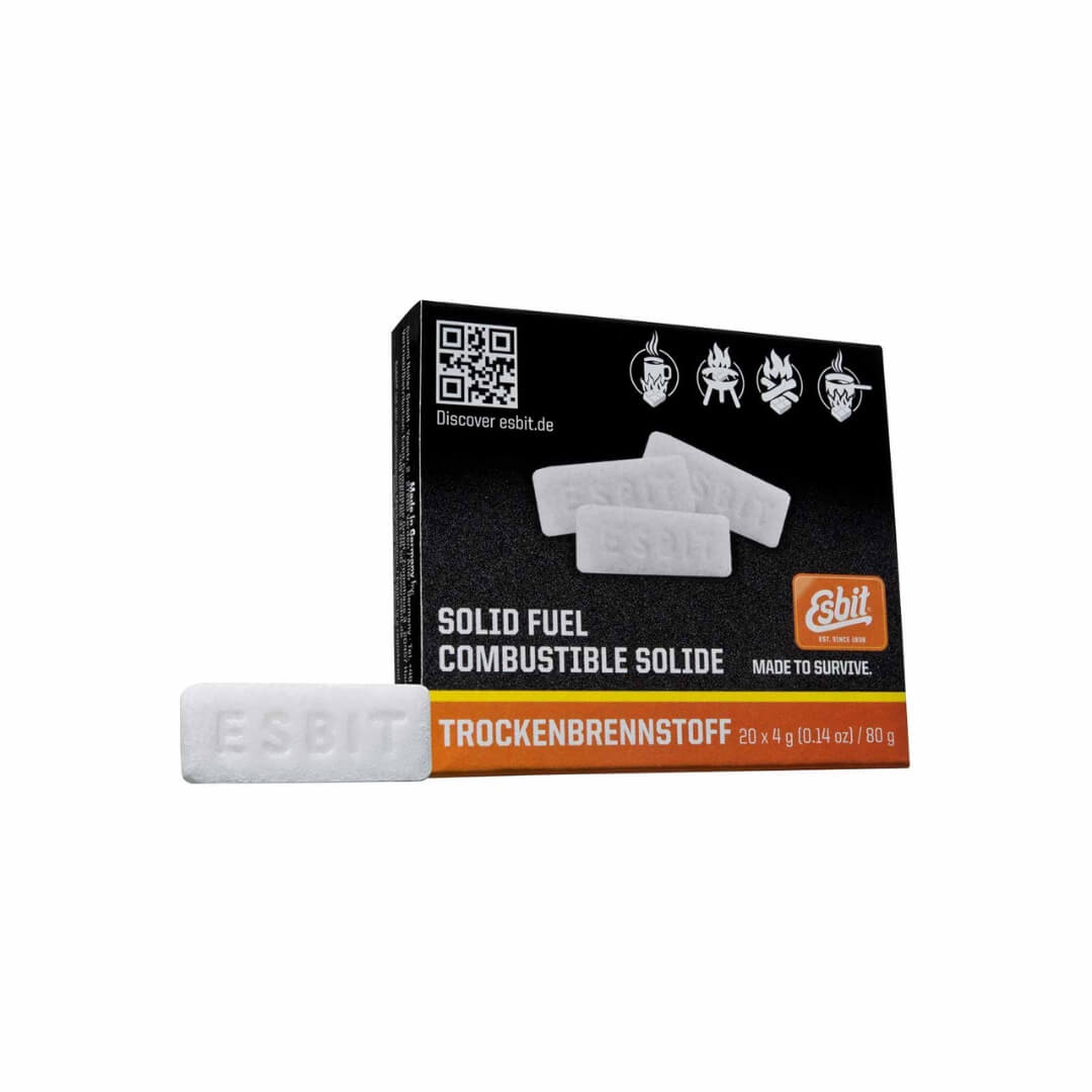 Sprittabletter Esbit Solid Fuel Tablets 20x4g