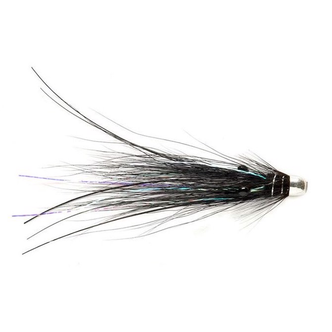 Super Snaelda Conehead Blk Sølv  Rørflue Fluer