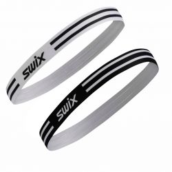 Swix Vantage Elastic Hairbands 2pk Black Bright White Str    Elastik