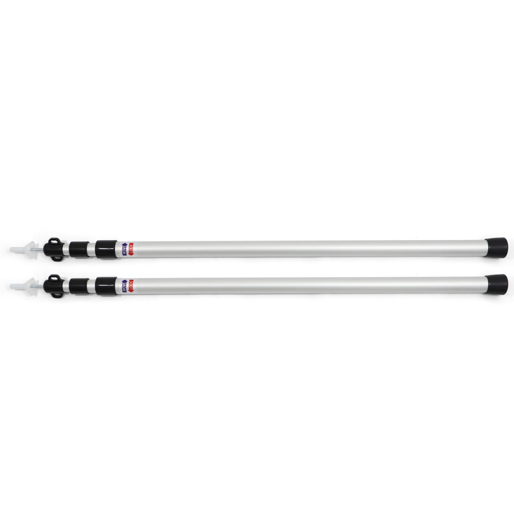 Teleskopstang Aluminium  -delt Trinløs    Stk  80-180
