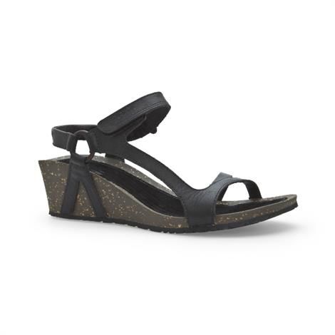 Teva Cabrillo Universal Wedge Sandaler, Sort