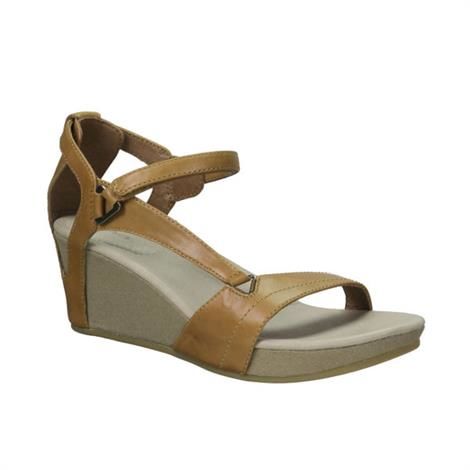 Teva Capri Wedge Dame  Toffee