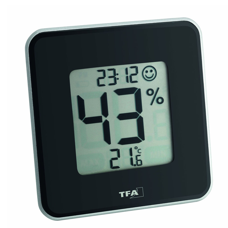 Digitalt Termometer Med   Sort