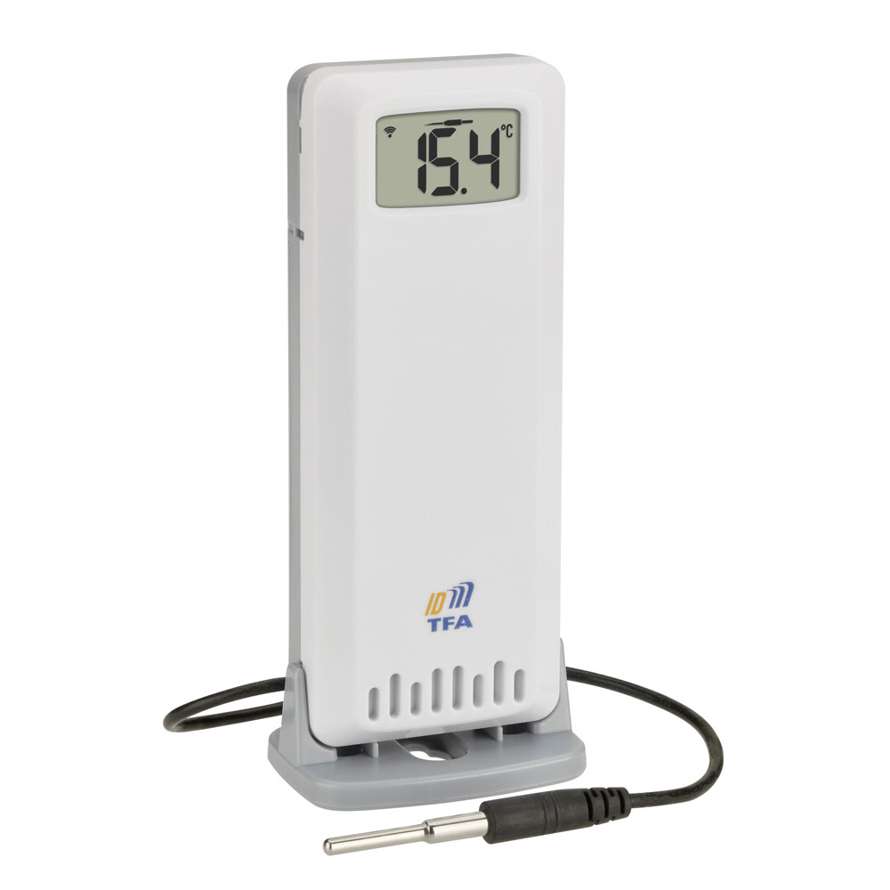 Temperatursensor Med Eller Uden Ekstern Føler Sensor Inkl  Kabelføler