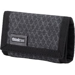 Think Tank Secure Pocket Rocket Mini  Wallet With Strap: Holds     Cfe       Microsd  Slate Black Taske
