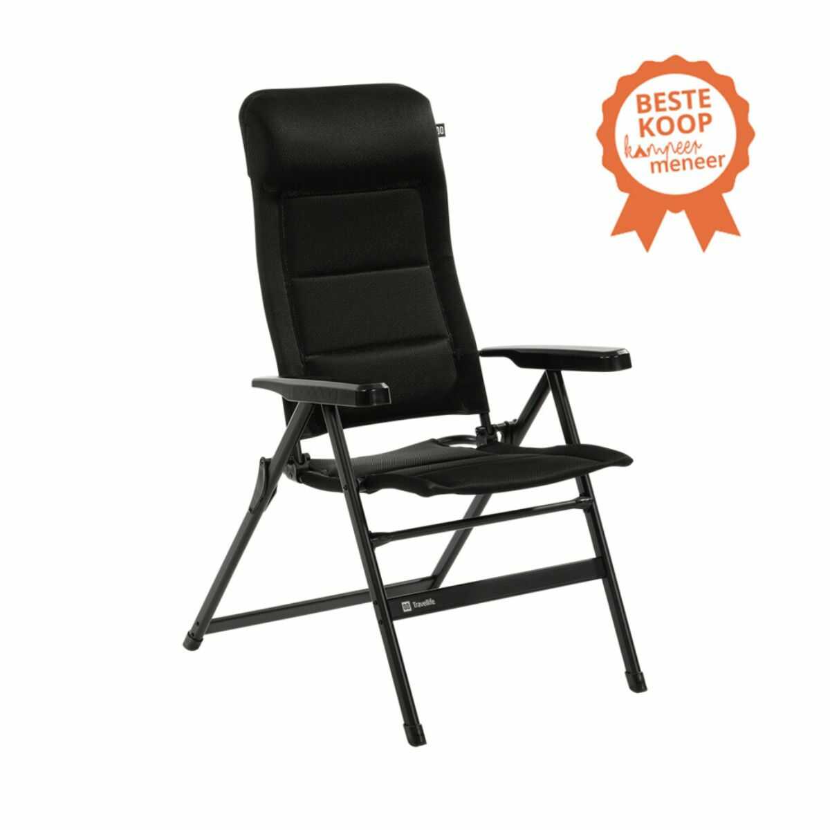 Travellife Barletta Recliner Comfort   Travellife Barletta Chair Comfort   Black