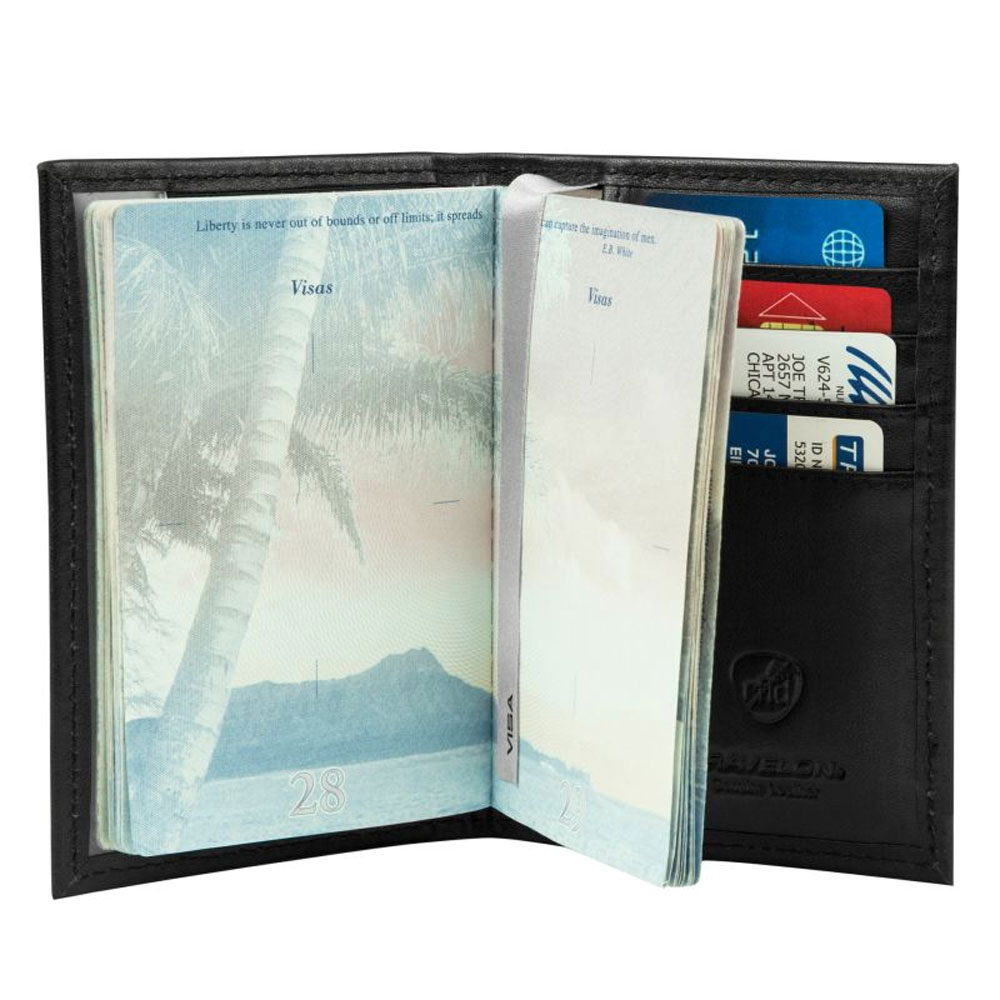 Travelon Rfid Blocking Etui Til Pas
