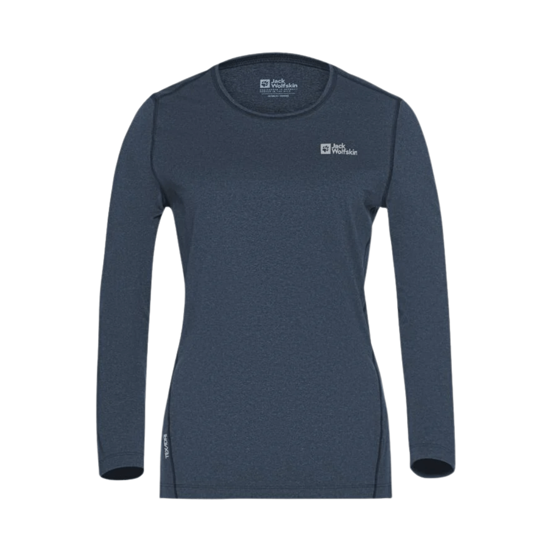 Trøje Til Dame Jack Wolfskin Sky Thermal     Mørkeblå