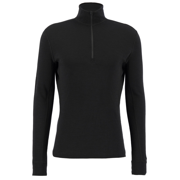 Ulvang Thermo 100 Half Zip Herre   Mænd  Black-   Undertøj
