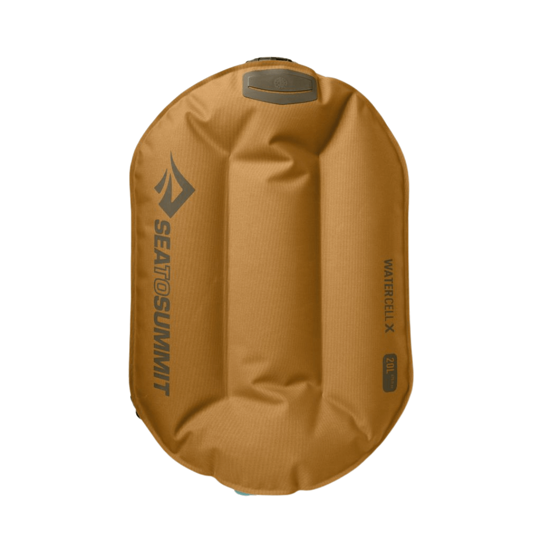 Vandbeholder Med Brusehoved Sea   Summit Watercell   20 Liter Brun