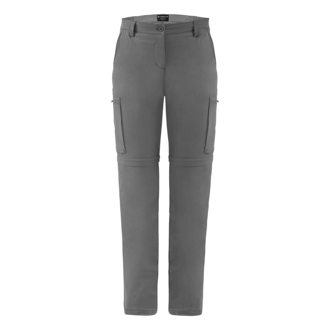 Vandrebukser Dame Treklife Zip-off Pants Grå