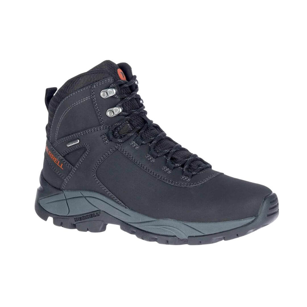 Vandrestøvler Til Herre Merrell Vego Mid-cut Læder Sort