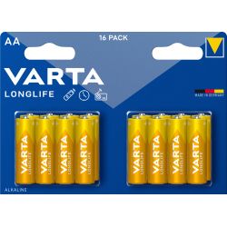 Varta Longlife   16 Pack     Batteri
