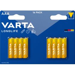 Varta Longlife Aaa 16 Pack     Batteri